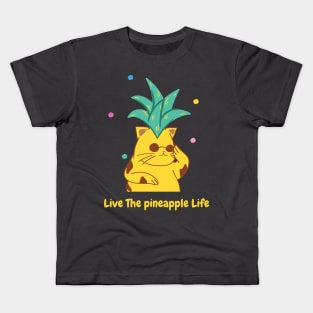 Pineapple Cat Kids T-Shirt